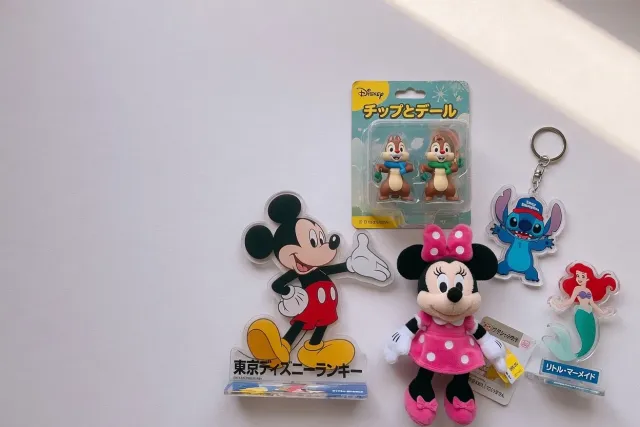 Disney merchandise from Japan