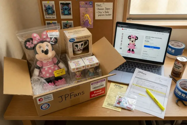 Disney proxy shopping for Japan-exclusive Disney merchandise and collectibles