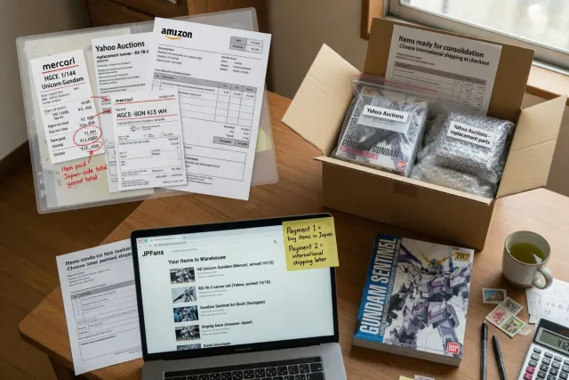 Understand the two payments before consolidating Gundam orders