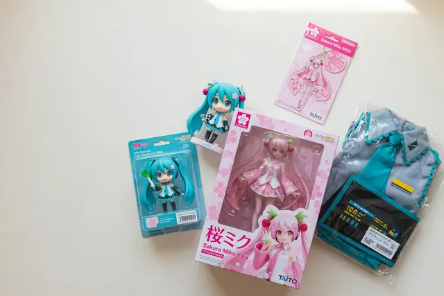 Hatsune Miku merchandise from Japan