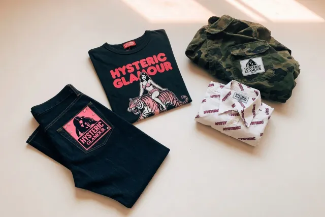 HYSTERIC GLAMOUR merchandise from Japan