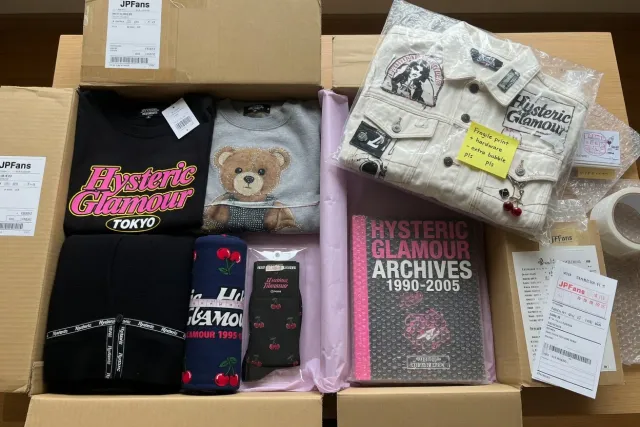 Which Hysteric Glamour items work well in one shipment?