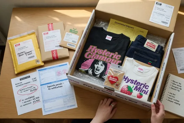 Why consolidate Hysteric Glamour orders?