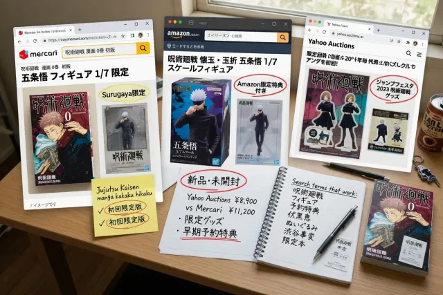 How to Find Jujutsu Kaisen Manga, Figures, and Limited Goods