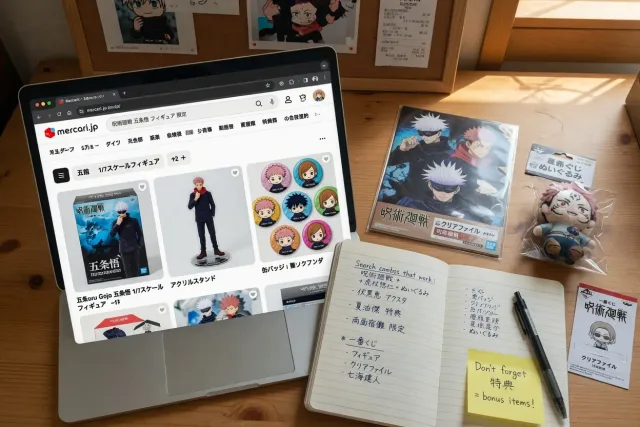 Search Japanese terms that appear in Jujutsu Kaisen listings