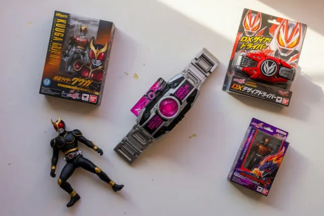 Kamen Rider merchandise from Japan