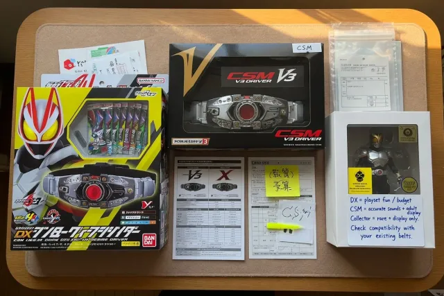 How to Choose Kamen Rider Toys: DX, CSM, and Collector Items