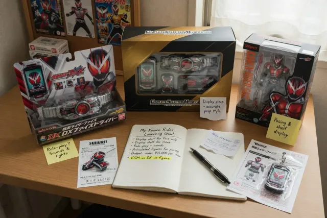 Start with your Kamen Rider collecting goal