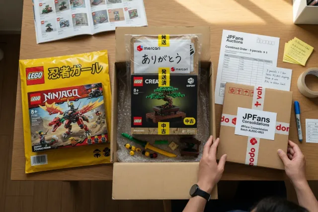 How package consolidation works for LEGO orders