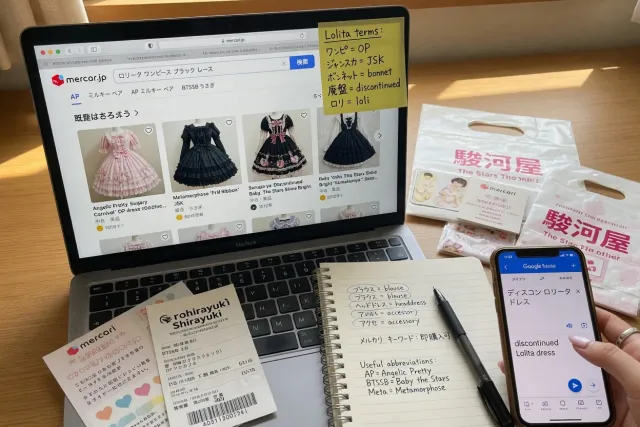 How to Search Japanese Lolita Fashion Listings