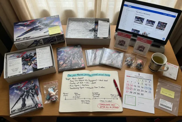 Plan your Macross purchases around arrival timing