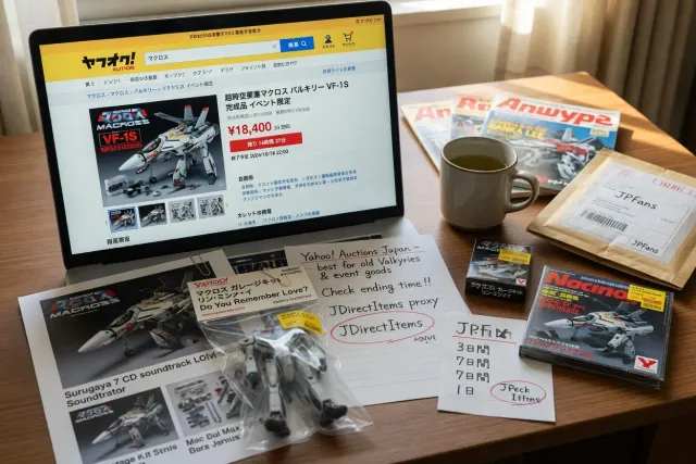 Understand where Macross auctions happen in Japan