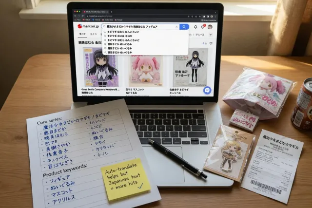 Use Japanese names and search terms for better results