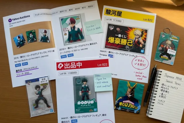 How to Find My Hero Academia Items on Japanese Marketplaces