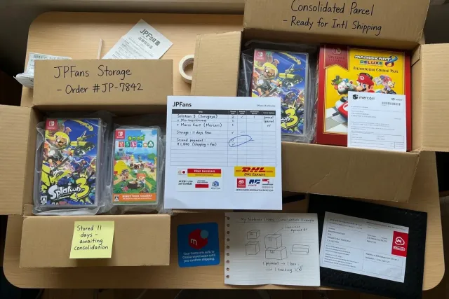 How Consolidation and International Shipping Work for Nintendo Orders