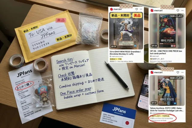 One Piece merchandise from Japan
