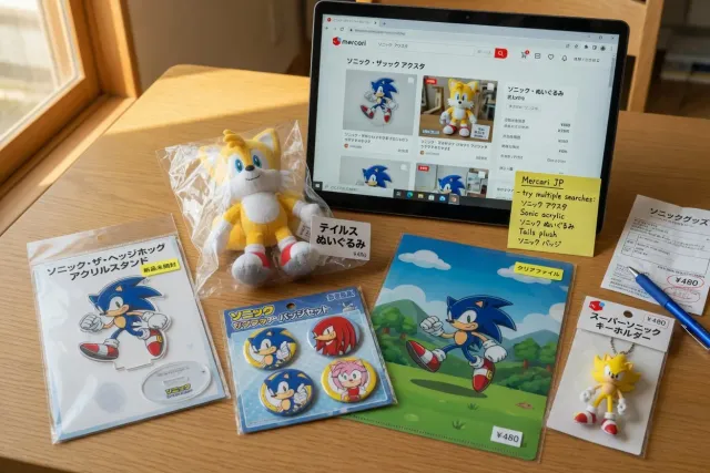 Where to find Japanese Sonic collectibles