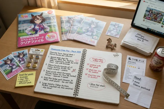 Plan your Umamusume orders before you start buying